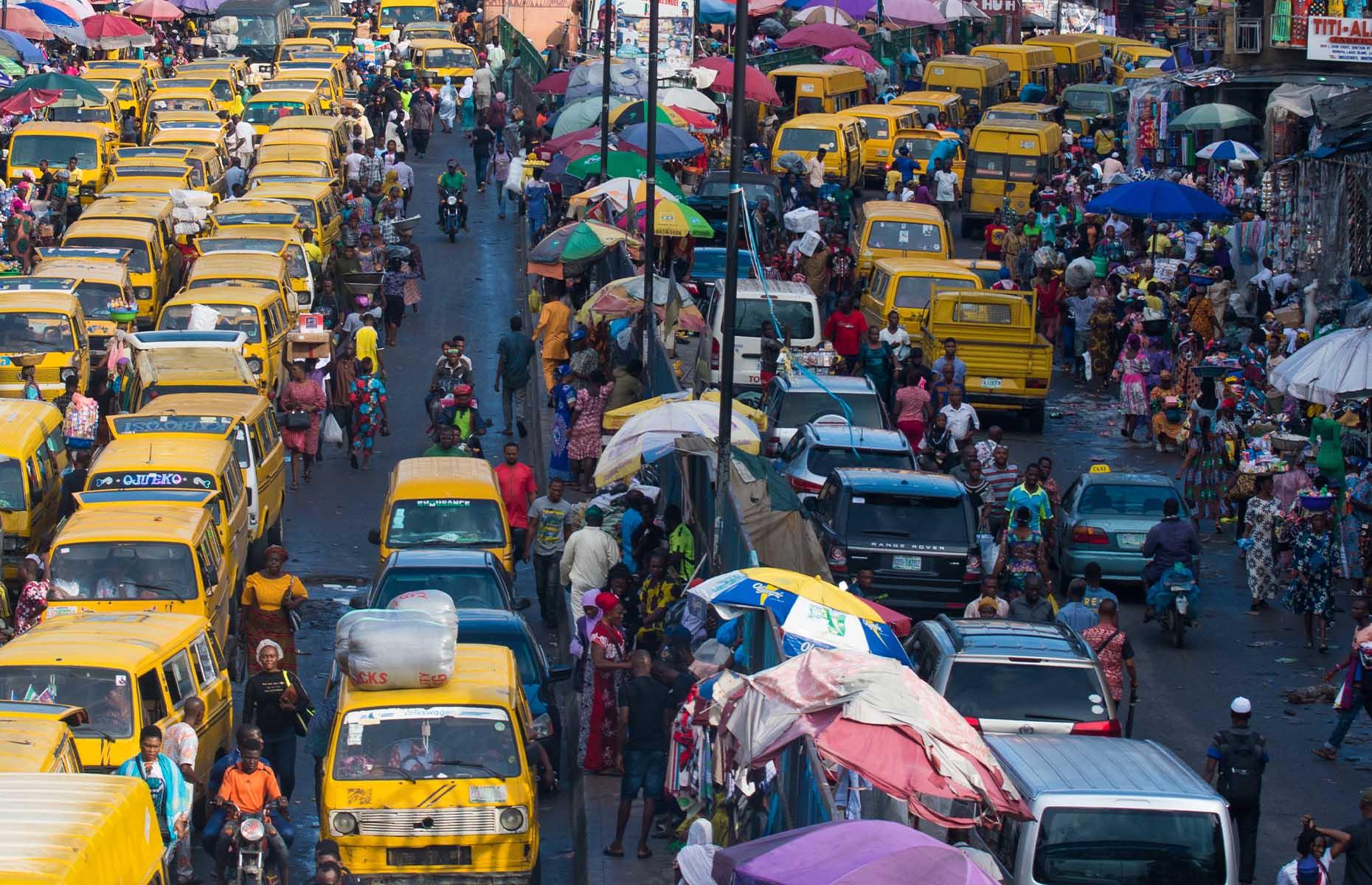 Lagos, Nigeria, projected 2050 population: 28.2 million
